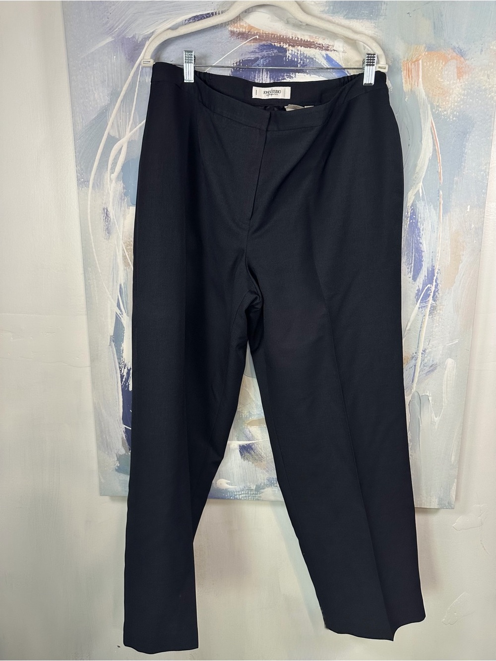 Jones Studio Separate 16W Black 2 Piece Pantsuit Blazer Trouser Career Suit 1164 - Picture 6 of 16